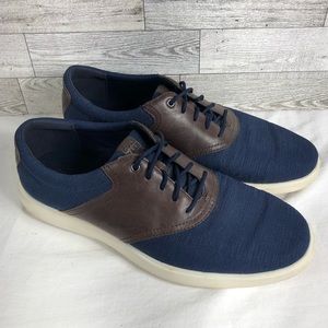 Cole Haan Zero Grand Sneakers Blue Brown Men's Size 9.5 M